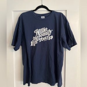 Never Worn XL Willie Nelson and Family Live Tour ‘79 Tee